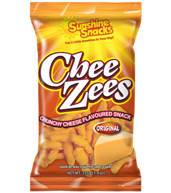 Sunshine Snacks Cheezies Original 8 x 225g