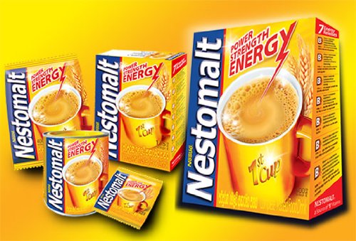 Nestlé Nestomalt Powdered hot chocolate 6 x 400g