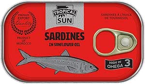 Tropical Sun Sardines in Sunflower Oil 12 x 125g