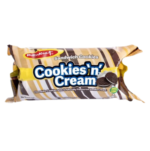 Butterkist Sandwich Cookies ‘N’ Cream 36 x 55g