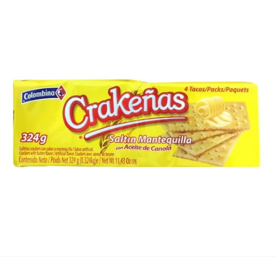 Colombina Crackenas Butter 8 x 300g