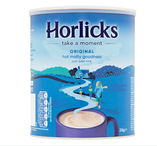 Horlicks Original Malt Powdered hot chocolate 2 x 2kg