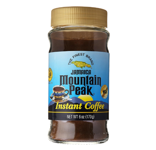 Mountain Peak Instant Coffee (Jamaica) Powdered hot chocolate 12 x 170g