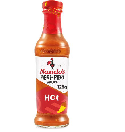 Nando’s Hot Peri Peri Sauce 6 x 125g