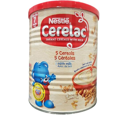 Nestle Cerelac Infant 5 Cereals With Milk 400g