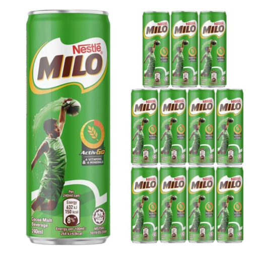 Nestlé Milo Powdered hot chocolate 12 x 240ml