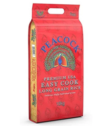 Peacock Easy Cook Rice 10kg