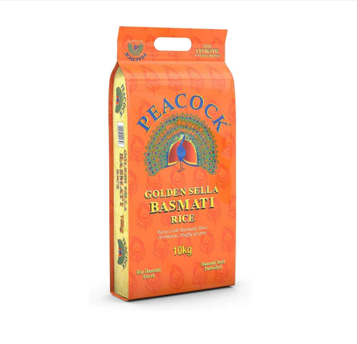 Peacock Golden Sella Basmati 1/1 x 4kg/10kg