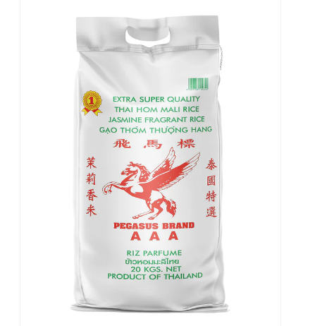 Pegasus Fragrant Rice 20kg