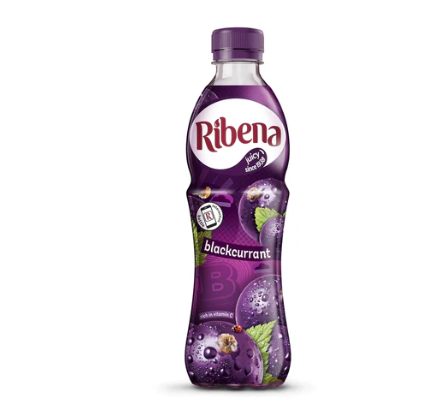 Plastic Ribena Blackcurrant 500ml