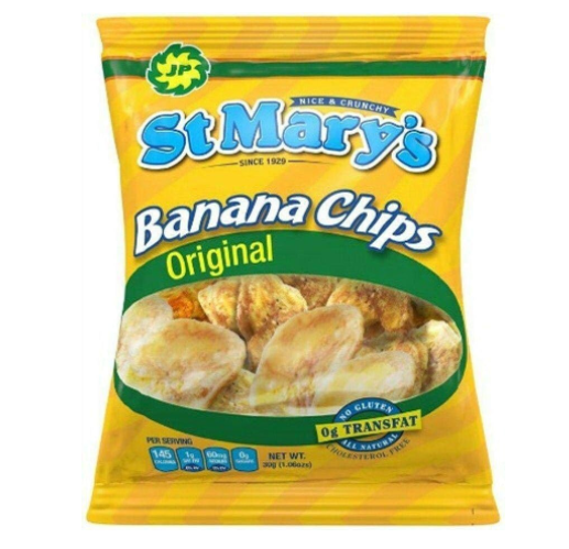 St Mary’s Banana Chips 24 x 30g