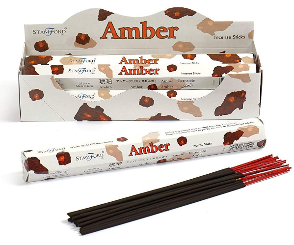 Stamford Amber Incense 6 x 20 sticks