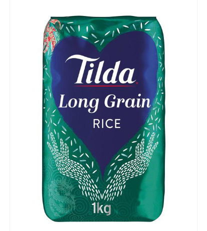 Tilda Long Grain Rice 8 x 1kg