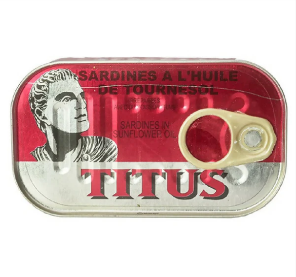 Titus Sardines in Sunflower Oil 48 x 125g