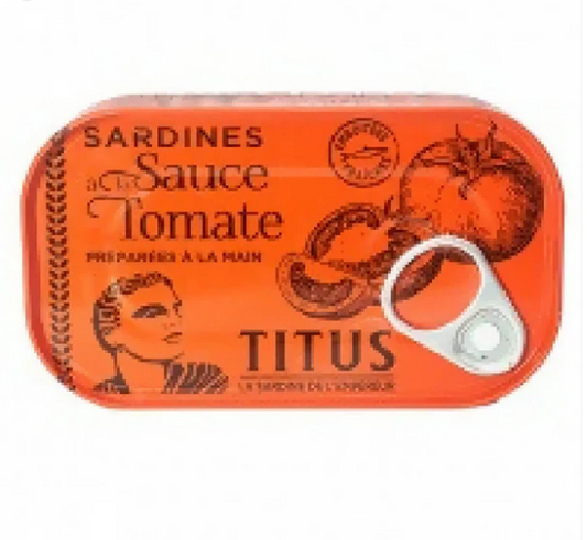 Titus Sardines in Tomato Sauce 48 x 125g