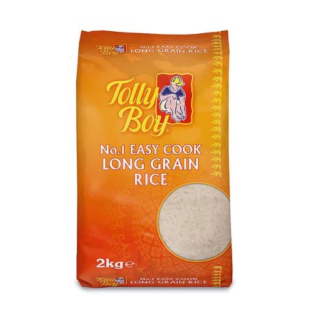 Tolly Boy Easy Cook Rice 6 x 2kg