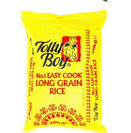 Tolly Boy Long Grain Rice 20kg