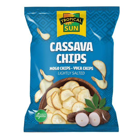 Tropical Sun Cassava Chips Salted 12 x 80g