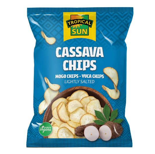 Tropical Sun Cassava Chips Salted 12 x 80g