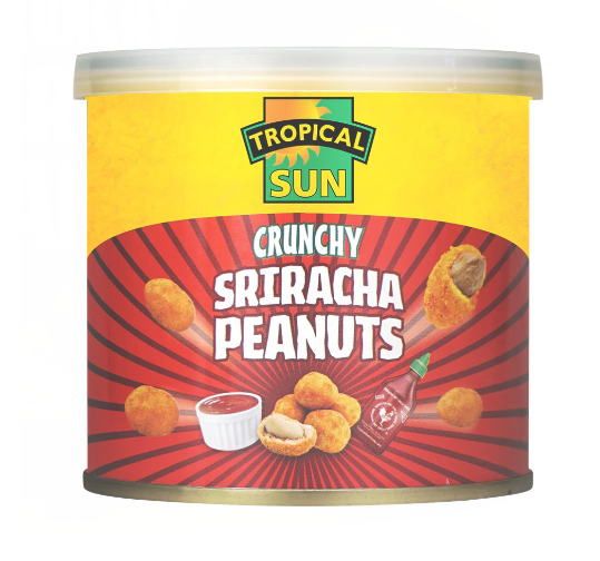 Tropical Sun Crunchy Sriracha Peanuts 12 x 140g