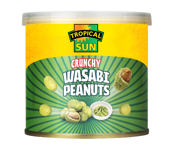 Tropical Sun Crunchy Wasabe Peanuts 12 x 140g