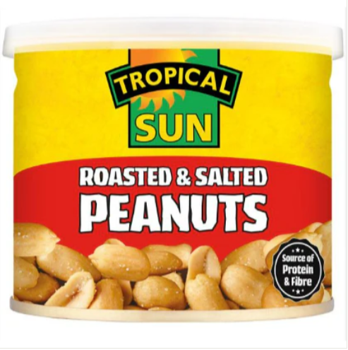 Tropical Sun Roasted Salted Peanuts 12 x 185g