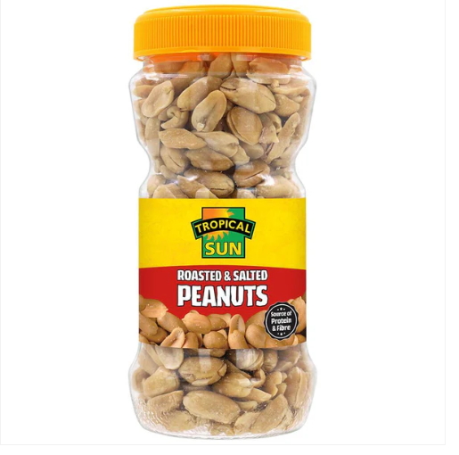 Tropical Sun Roasted Salted Peanuts(PET) 12 x 200g