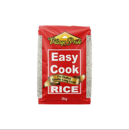 Village Pride Easy Cook Rice 8/6 x 1kg/2kg