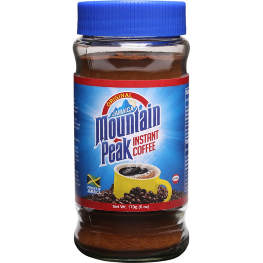 Mountain Peak Instant Coffee (Jamaica) Powdered hot chocolate 6 x 170g