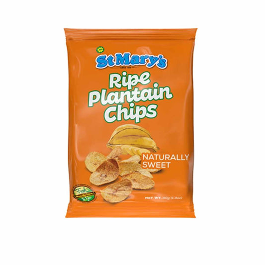 St Mary’s Plantain Chips Ripe (Sweet) 48 x 50g