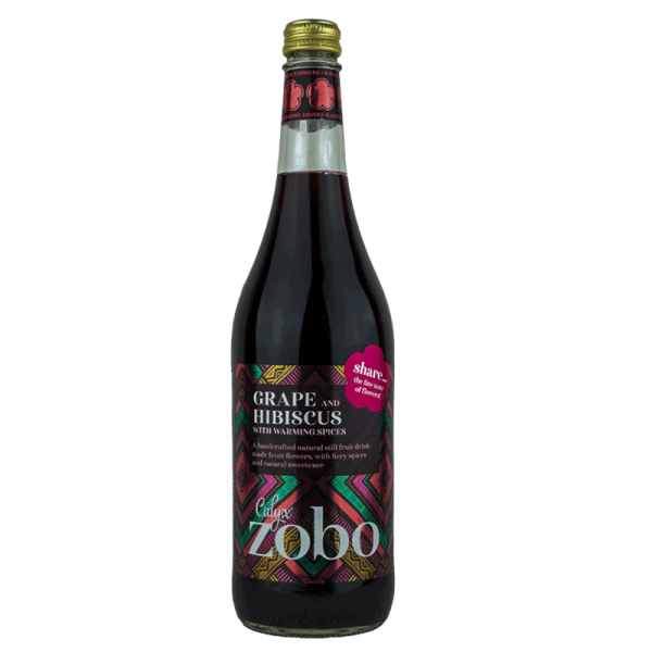 Zobo Grape & Hibiscus Calyx Drink 750ml