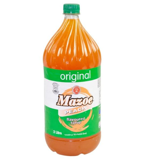 Mazoe Peach Syrup (Zambezi) 2Ltrs