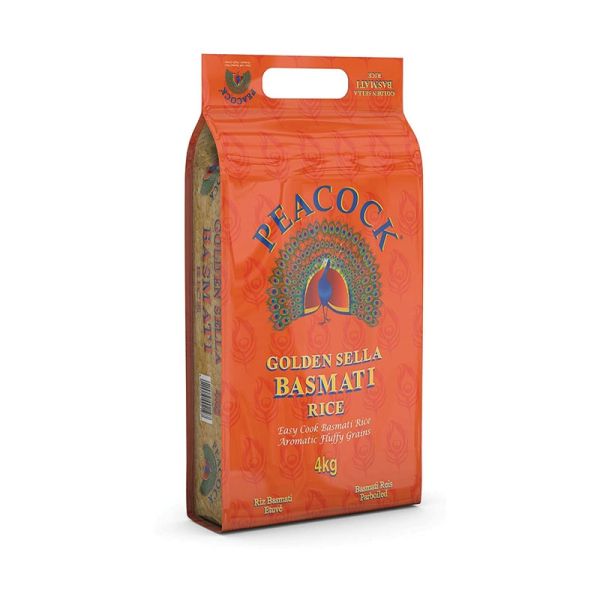 Peacock Golden Sella Basmati 1/1 x 4kg/10kg