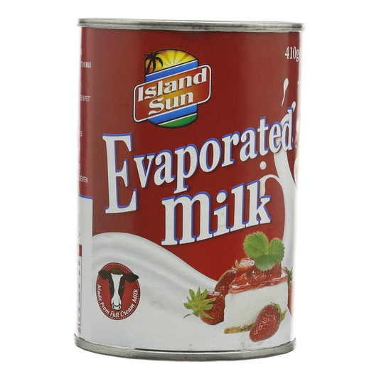 Island Sun Evaporated milk 12 x 410g