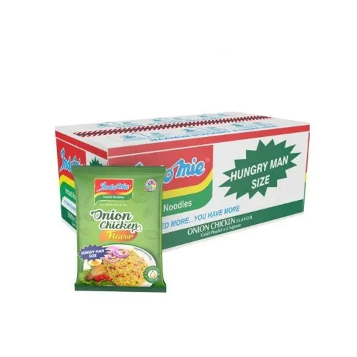 Indomie Noodles Onion Chicken Hungry Man 24 x 180g