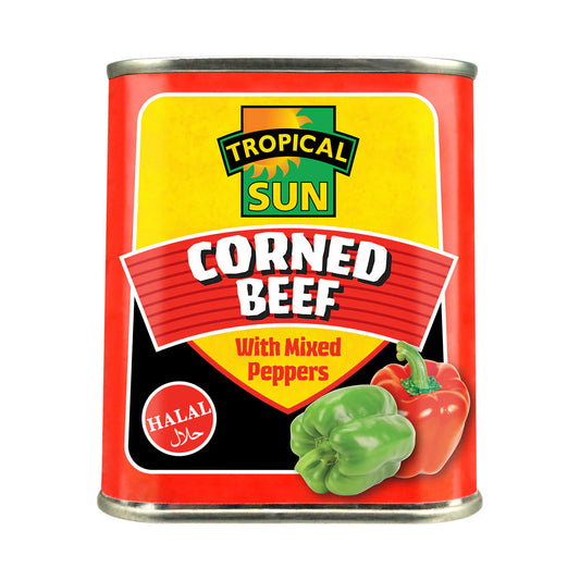 Tropical sun Corned beef  - with pepper 12 x 340g