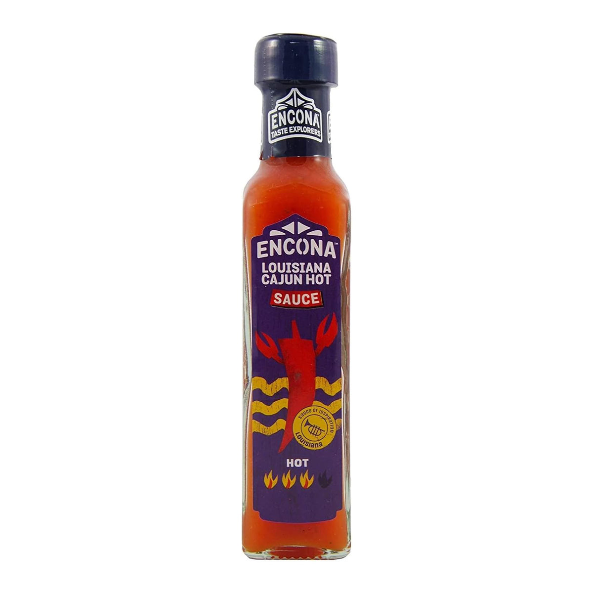 Encona Louisiana Cajun Hot Sauce 6 x 142ml