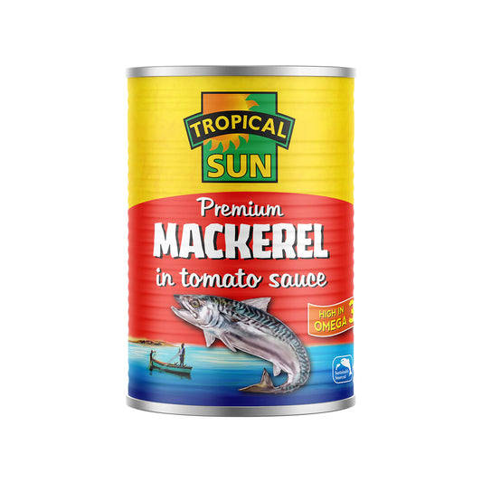 Tropical Sun Canned mackarel - In Tomato sauce 400g