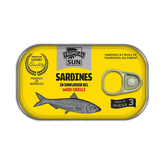 Tropical Sun Sardines with Chill 12 x 125g