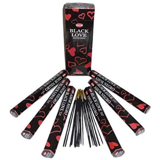 Hem Black Love Incense 6 x 20 sticks