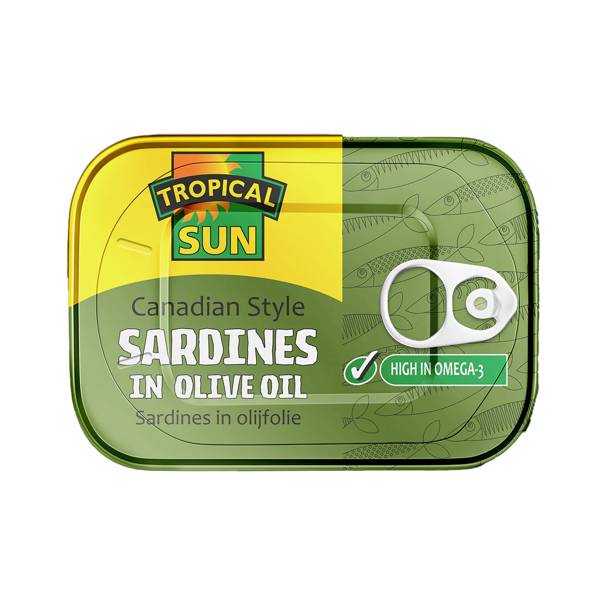 Tropical Sun Canadian Style Sardines in Olive Oil 12 x 106g