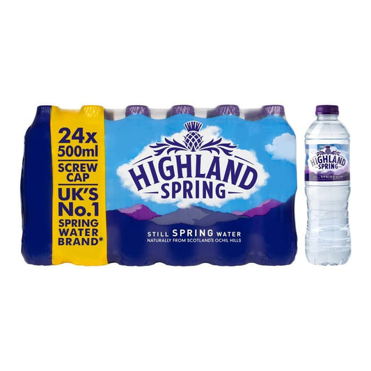 Highland Spring Water 24 x 500ml