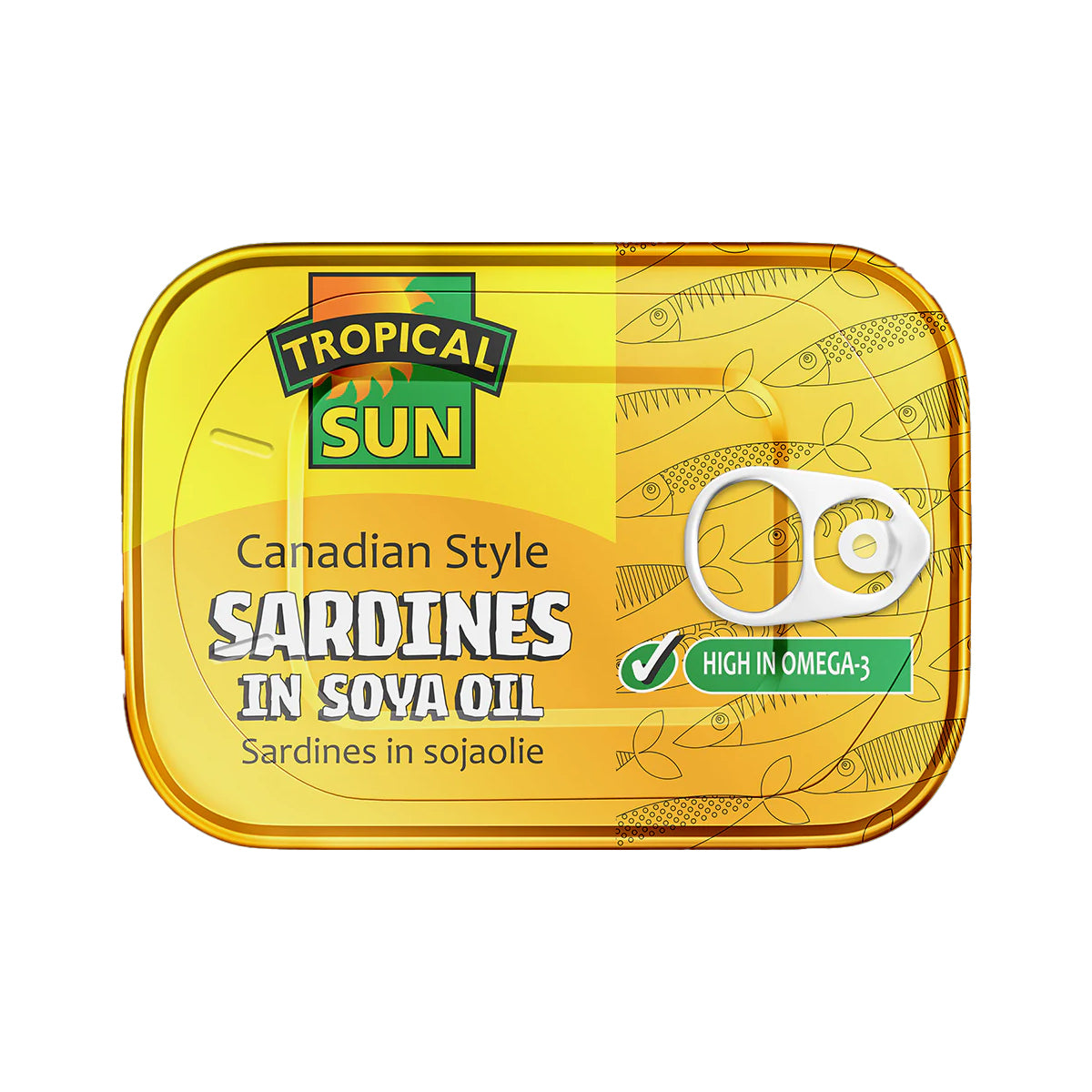 Tropical Sun Canadian Style Sardines in Soya Oil 12 x 106g