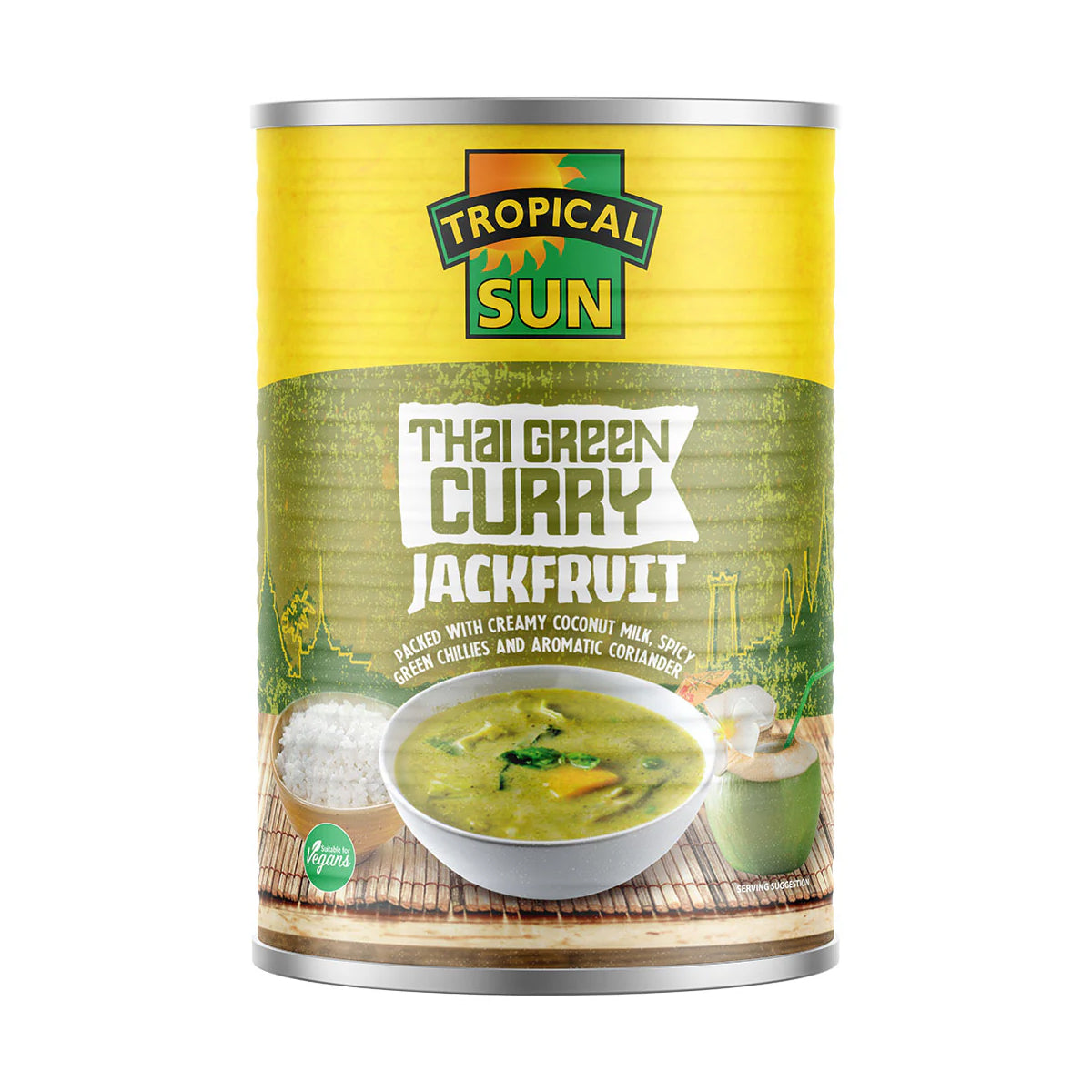 Tropical Sun Thai Green Curry Jackfruit 12 x 400g