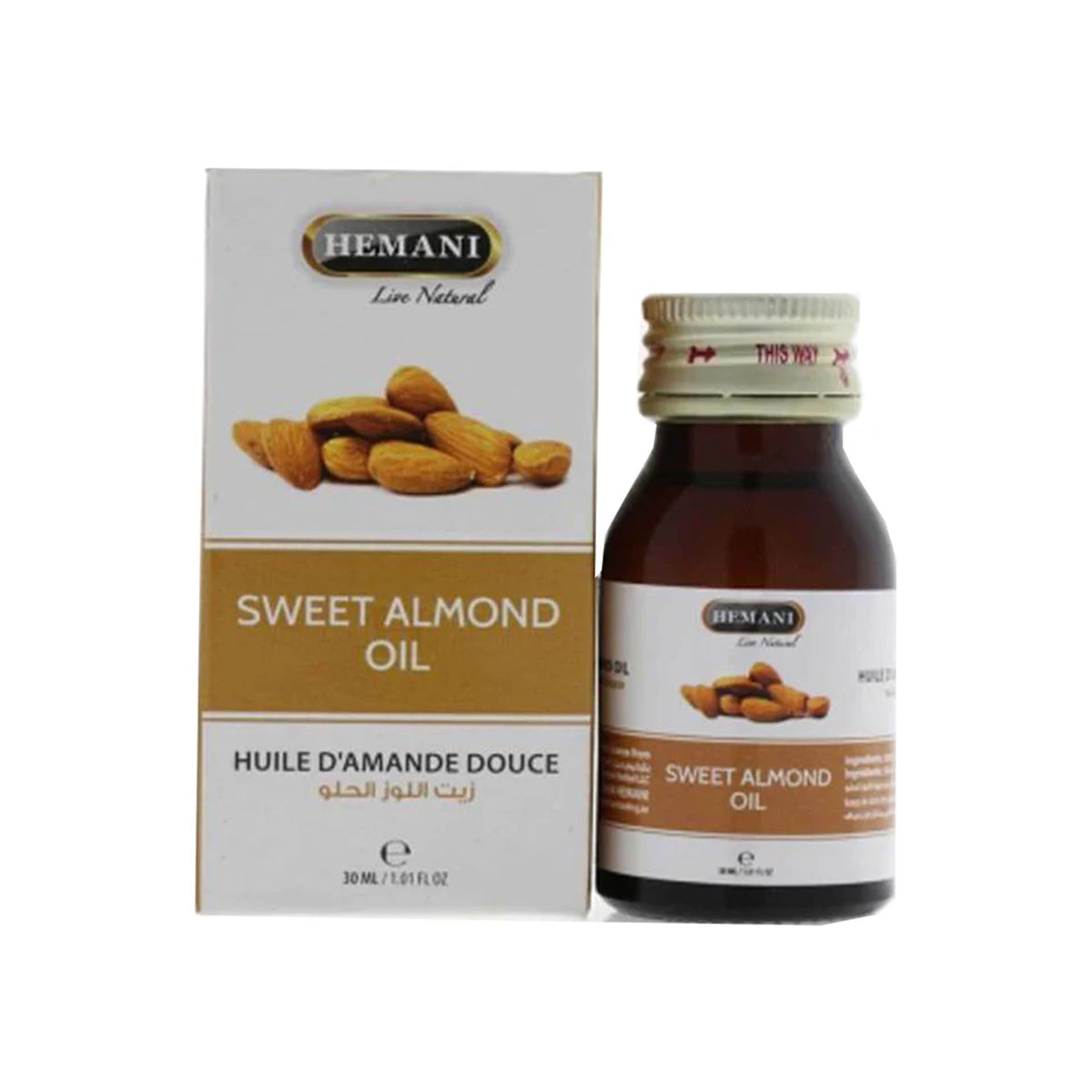 Hemani Sweet Almond Oil 6 x 30ml