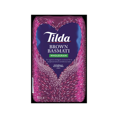 Tilda Brown Basmati Rice 10/8 x 500g/1kg