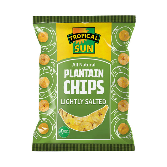 Tropical Sun Plantain Chips Salted 12 x 70g