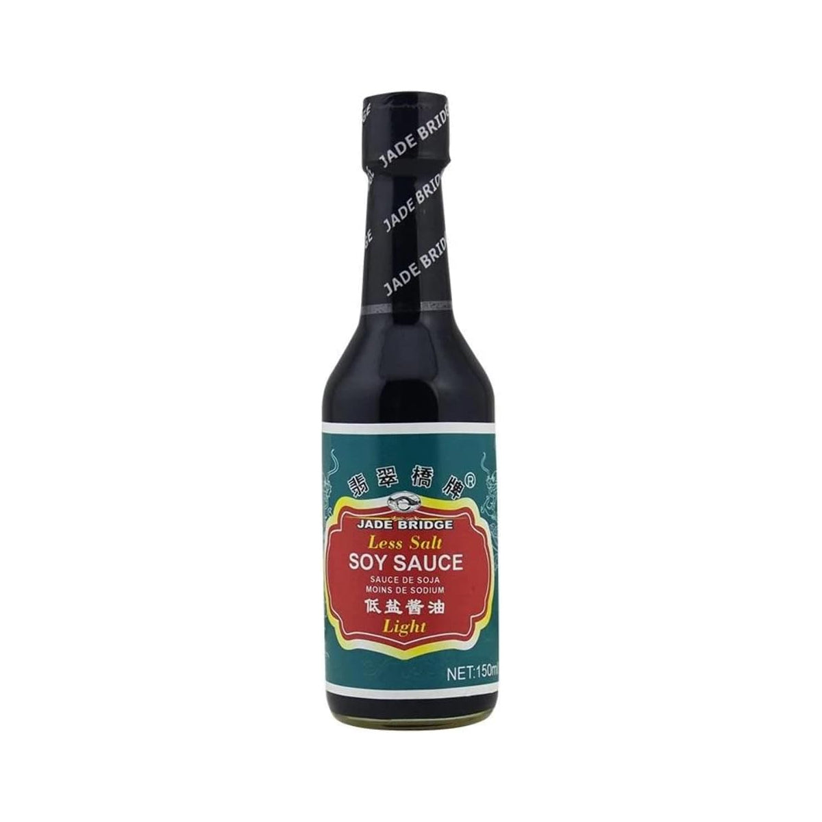 Jade Bridge Low Salt Light Soy Sauce 12 x 150ml