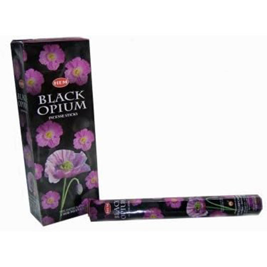 Hem Black Opium Incense 6 x 20 sticks