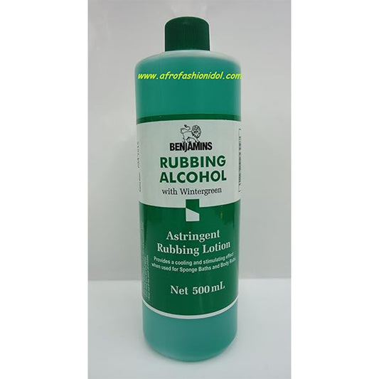 Benjamins Rubbing Alcohol Wintergreen 6 x 500ml